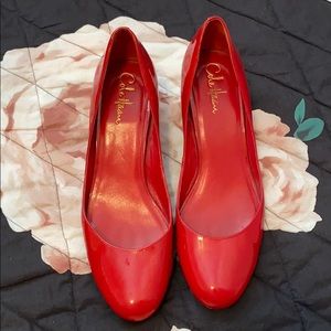 Cole Haan Red wedges